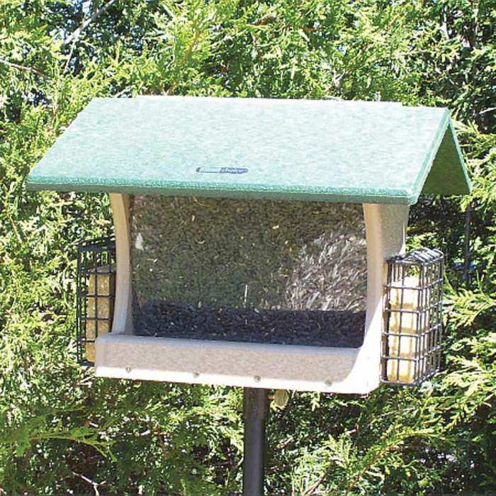 Second Nature Recycled 2-Sided 7 Qt. Hopper w/Suet
